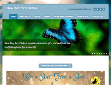 Tablet Screenshot of newdayforchildren.com